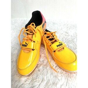 Puma Evospeed Long Jump Track & Field Shoes US Size 11.5 Yellow Black 377001-01